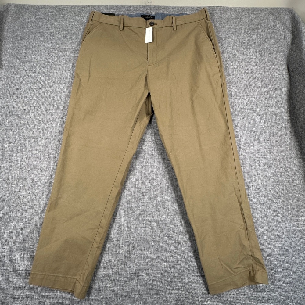 Banana Republic Mason Stretch Chinos Mens 38x30 (Fits as 37x29) Khaki Pants NEW